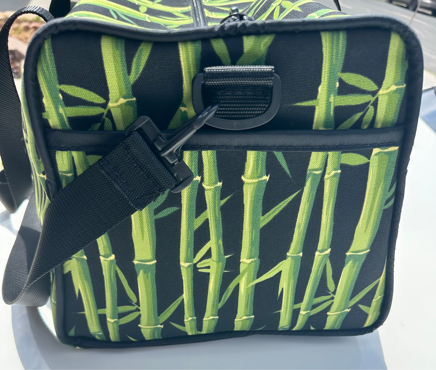 Gym & Travel Duffle Bag Bamboo-Patterned