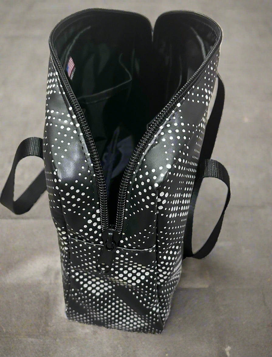 π€ Pulse Tote β Midnight Dot Black Straps