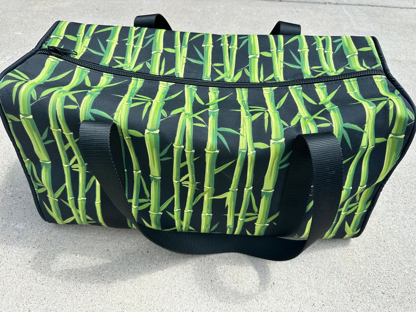 Gym & Travel Duffle Bag Bamboo-Patterned