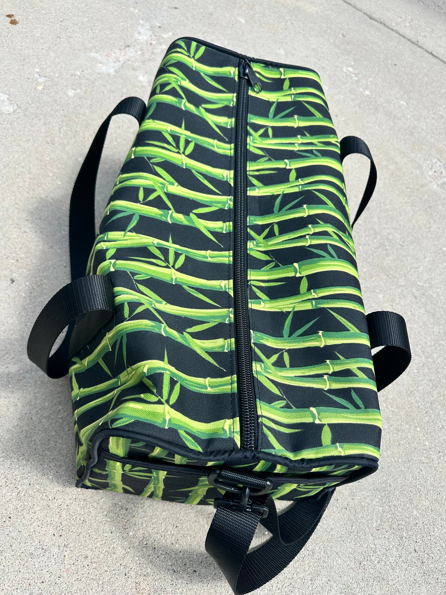 Gym & Travel Duffle Bag Bamboo-Patterned