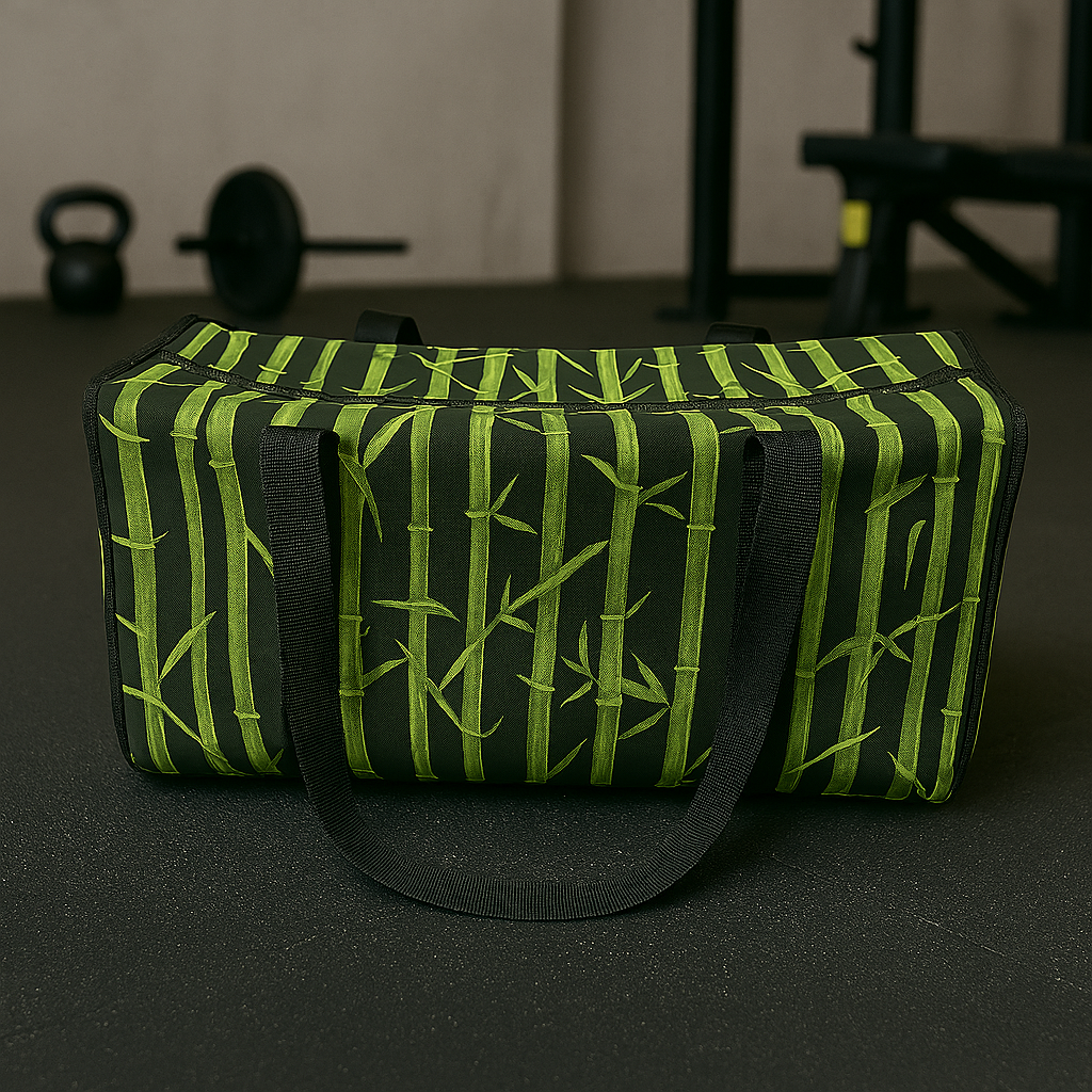 Gym & Travel Duffle Bag Bamboo-Patterned