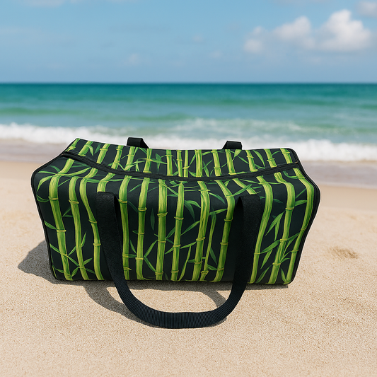 Gym & Travel Duffle Bag Bamboo-Patterned